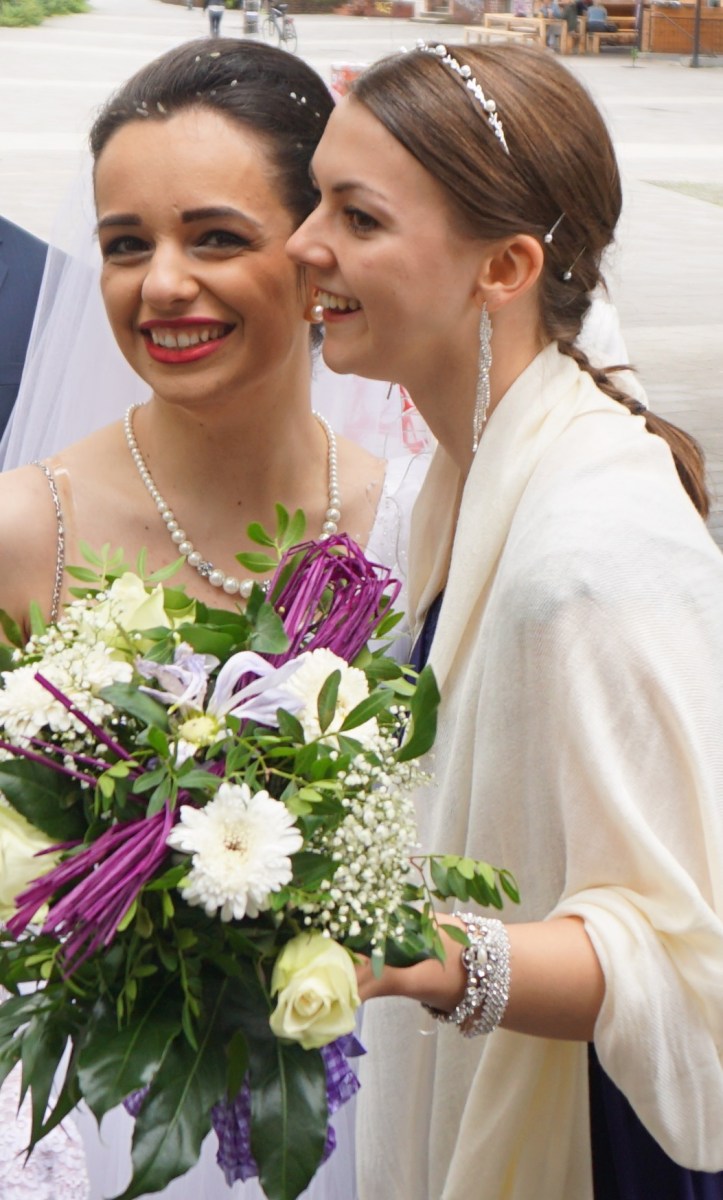 Bride and Bridesmaid