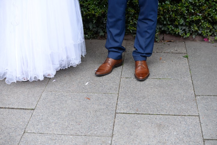 Wedding photography feet