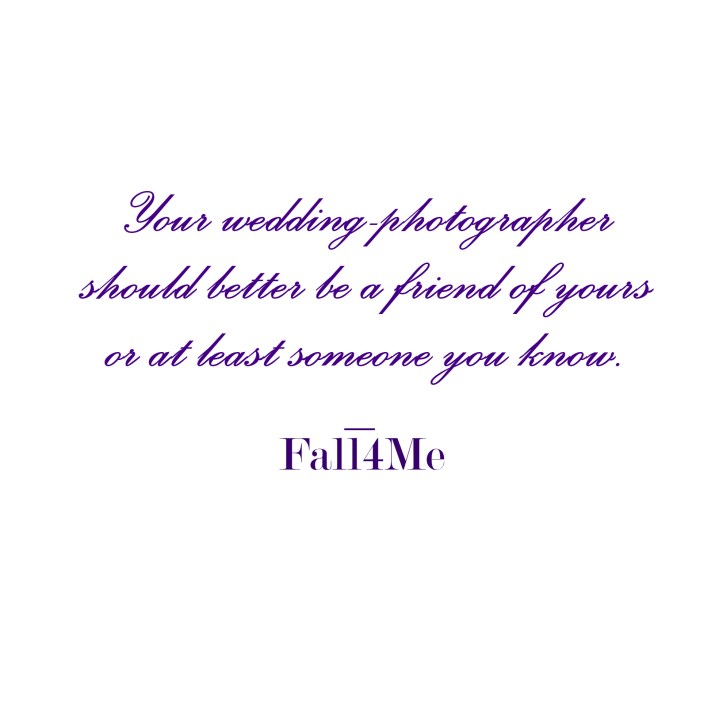 Wedding photography wisdom