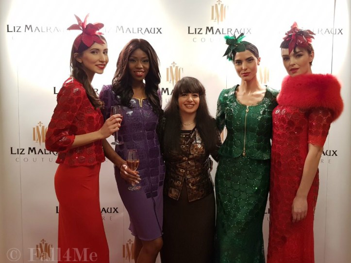 After the show with the models