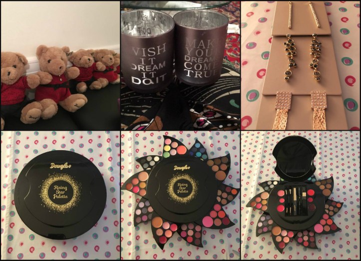 Decor, cuddly bears, accessories and cosmetics by Douglas