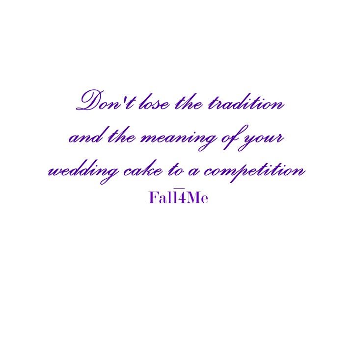 Fall4Me wedding rule abput the cake