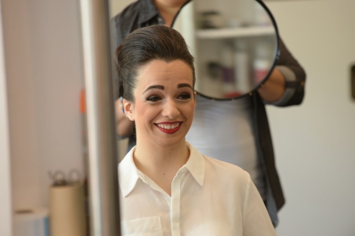 Bride from the front