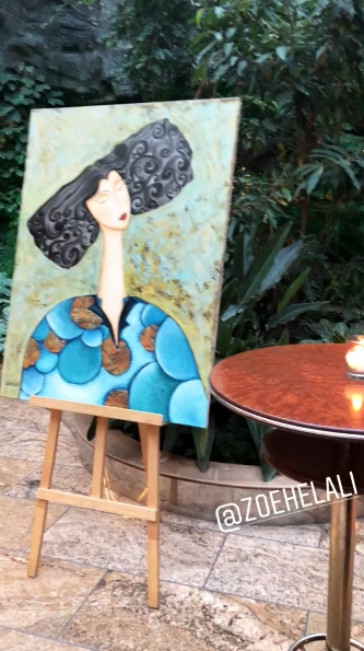 The works of art by Zoe Helali