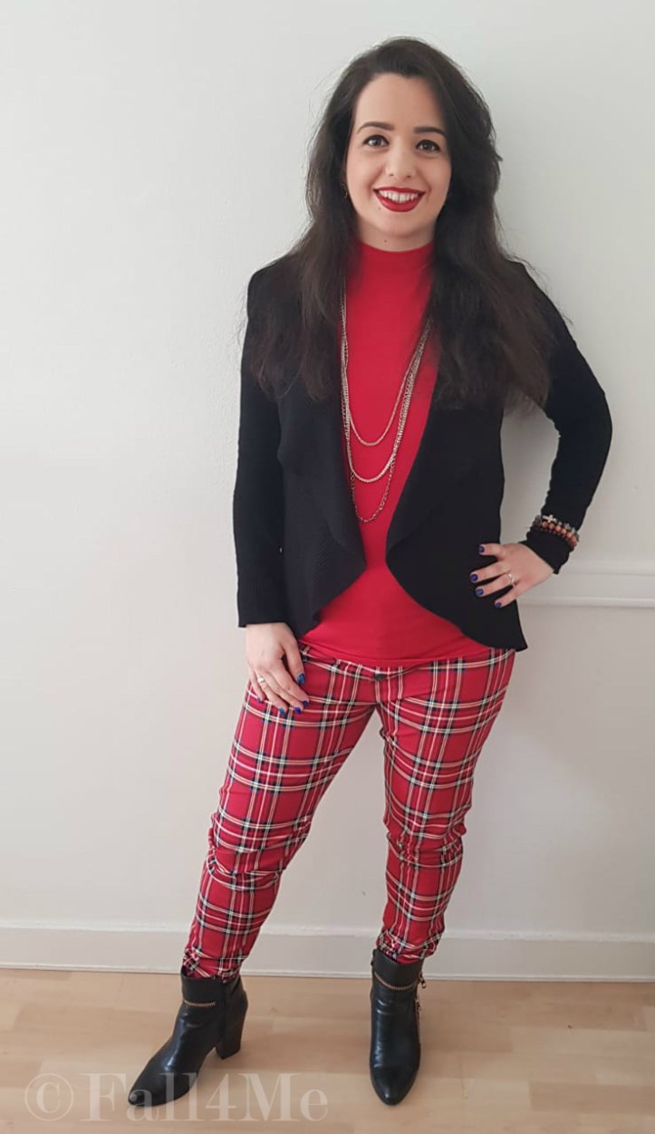 November trend by Fall4Me tartan in red and black