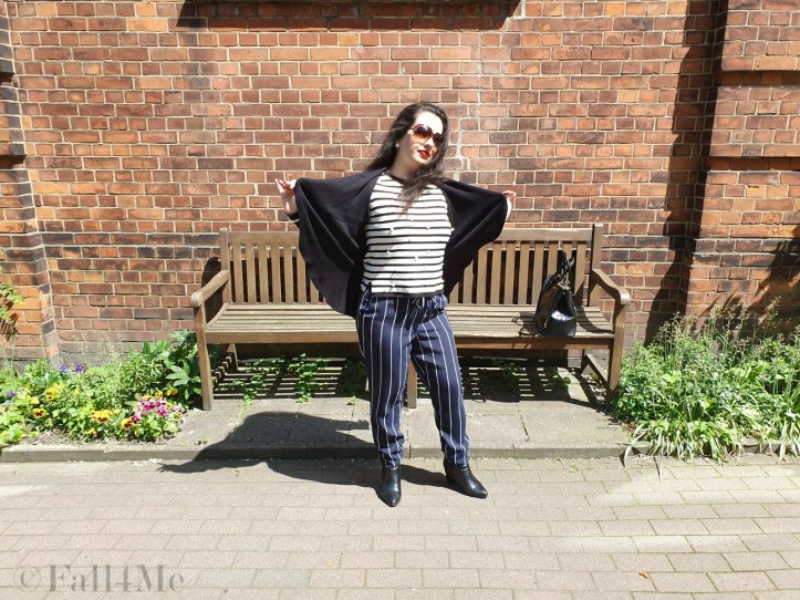 Stripes classy styled for a city chic