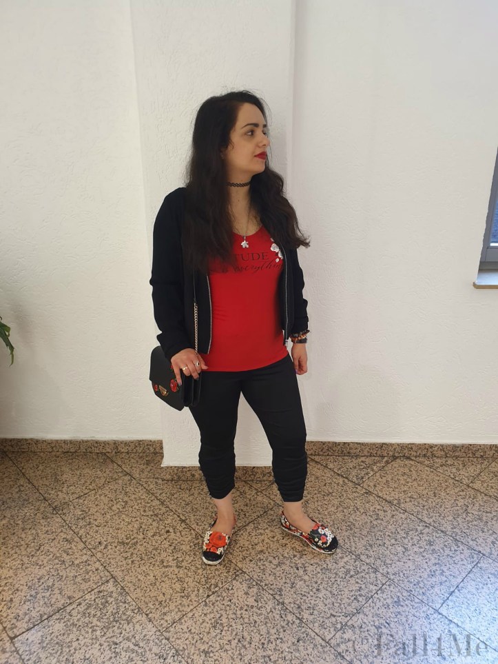 Poppy trend in red and black