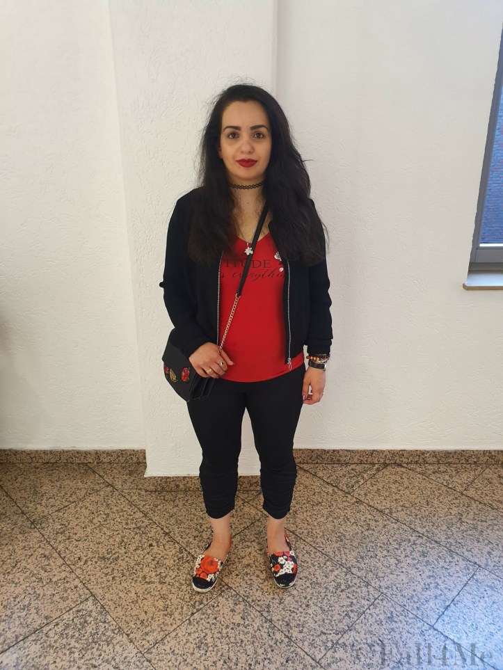 Poppy trend in red and black