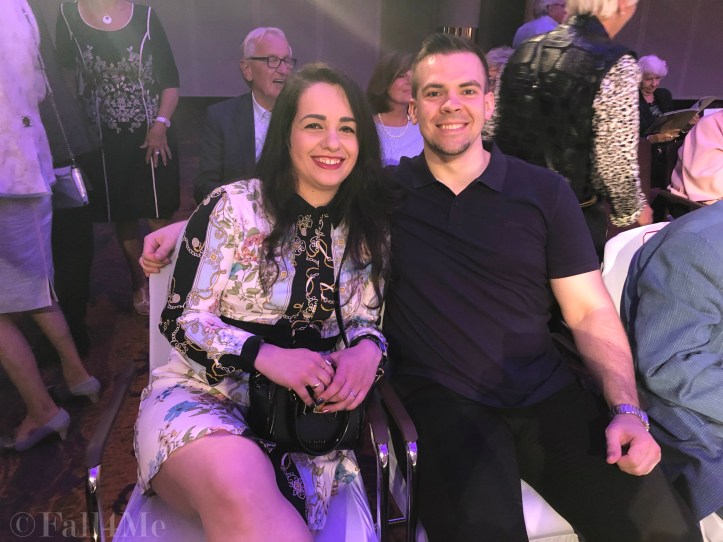 Johanna Karajan from Fall4Me and her husband at the first row