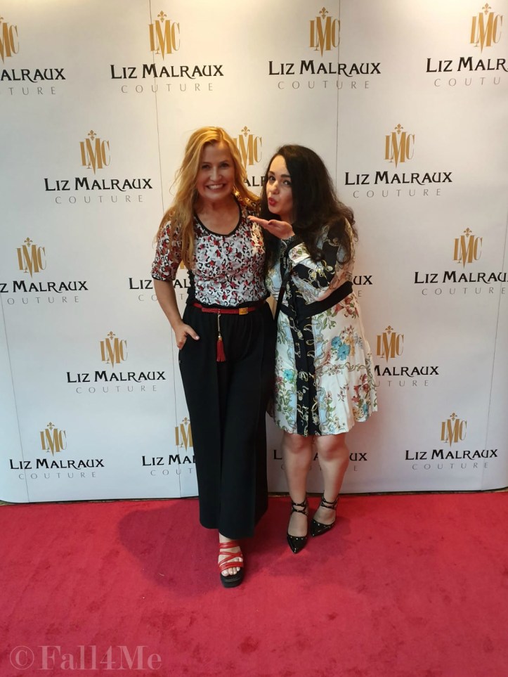 Designer Liz Malraux and blogger Johanna from Fall4Me at the after show party