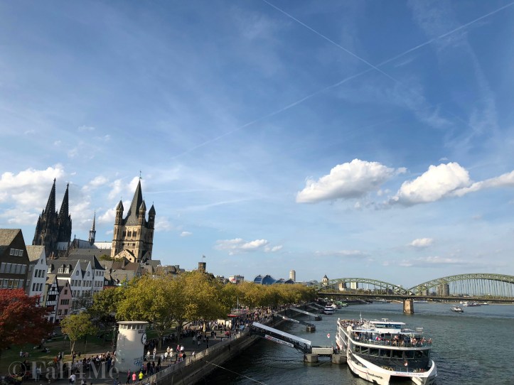 The Rhine-river in Cologne