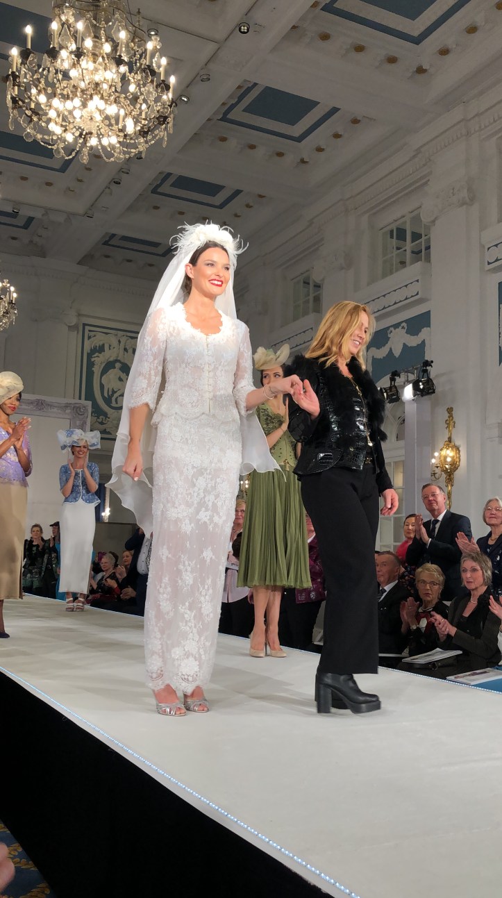 Liz Malraux and her bride model