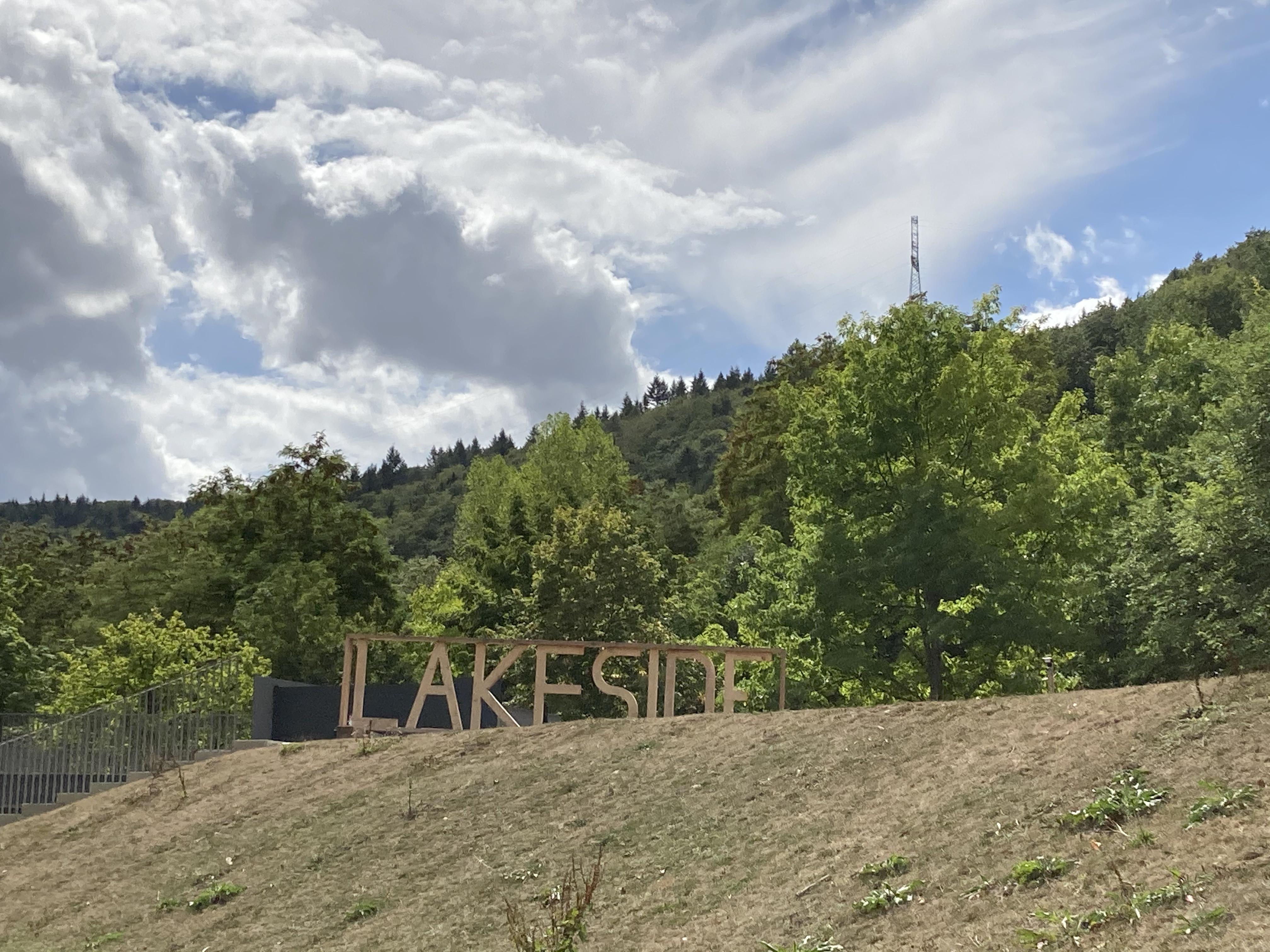 The lakeside of Echternach