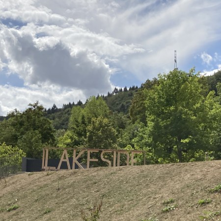 The lakeside of Echternach