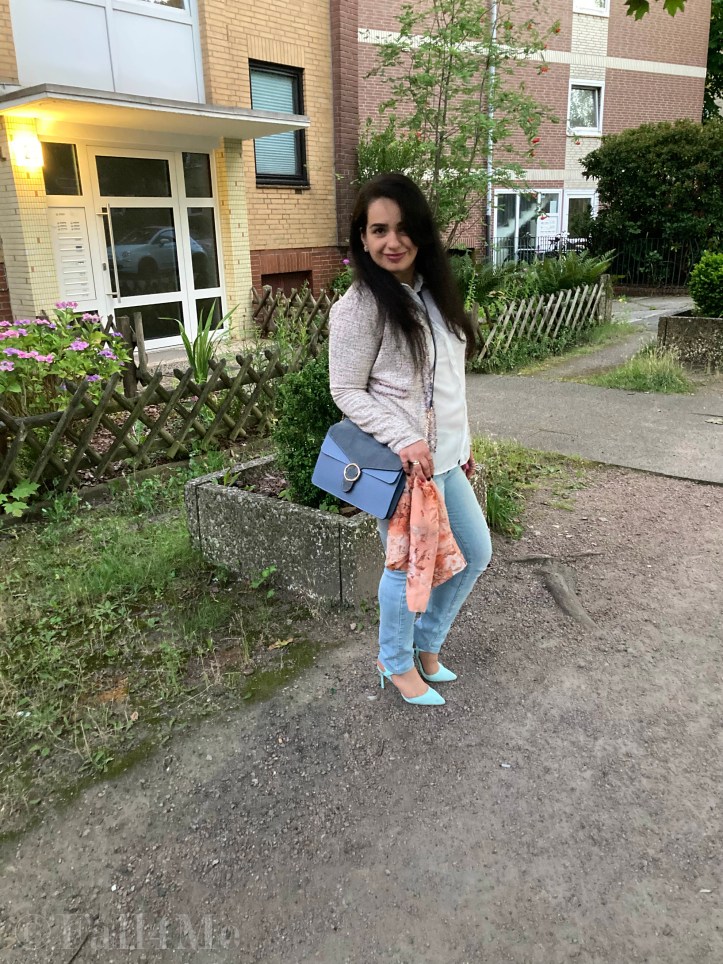 A city chic in pastel colors.