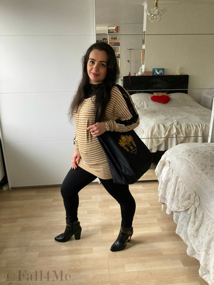 Gold and yellow enchant black this autumn.