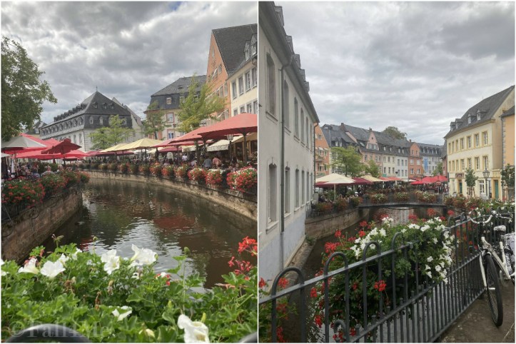 The city-center of Saarburg