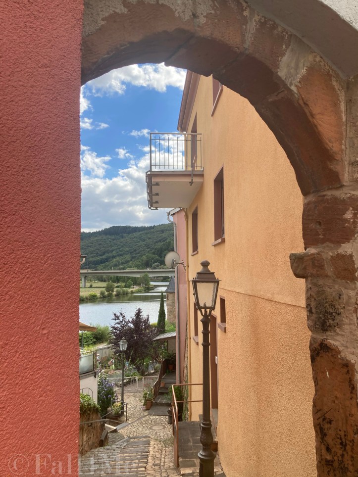 Colorful architecture of Saarburg