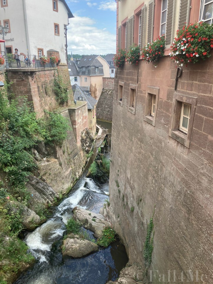 The waterfalls of Saarburg.