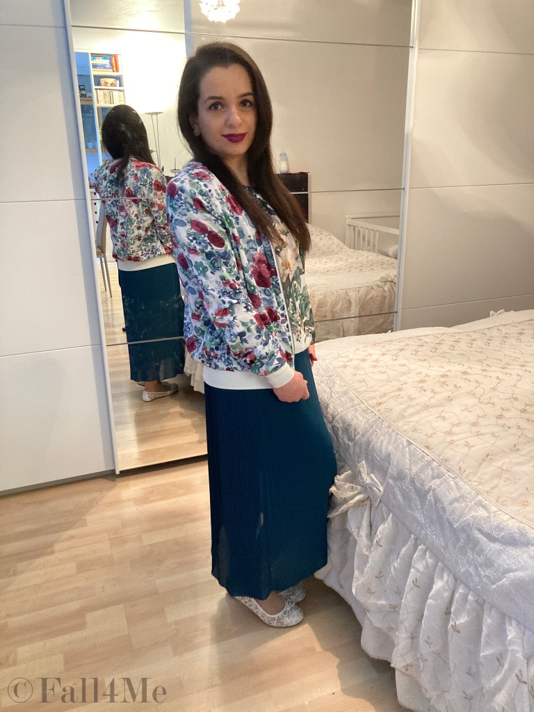 Time to blossom on white ground.