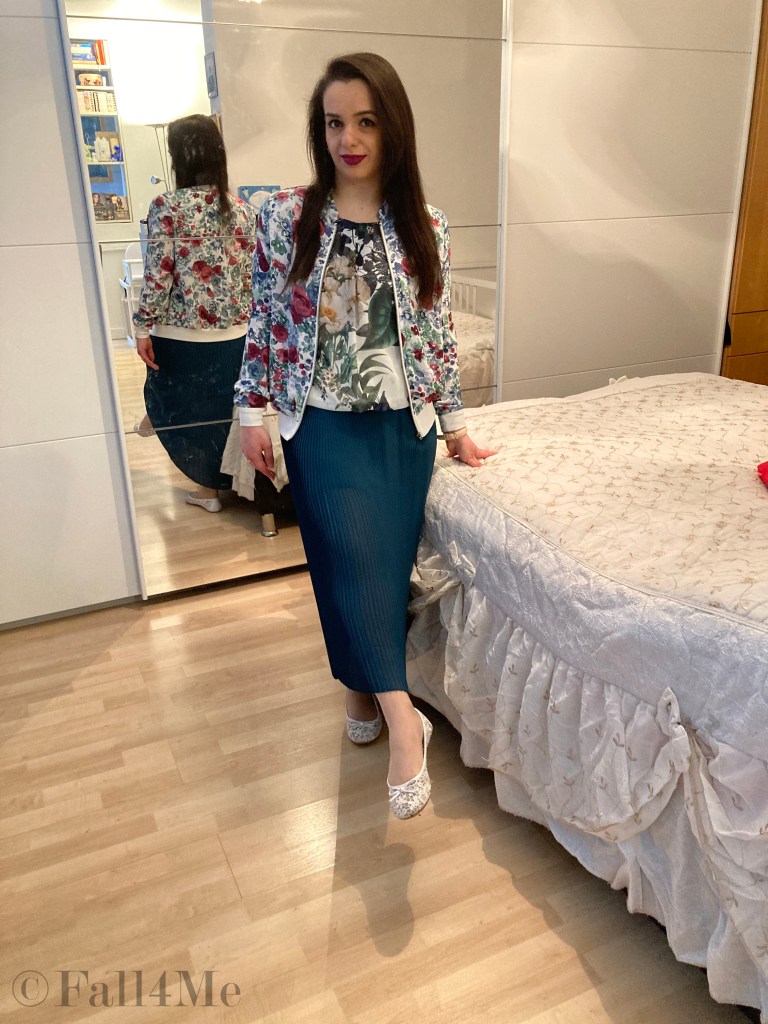 Time to blossom on white ground.