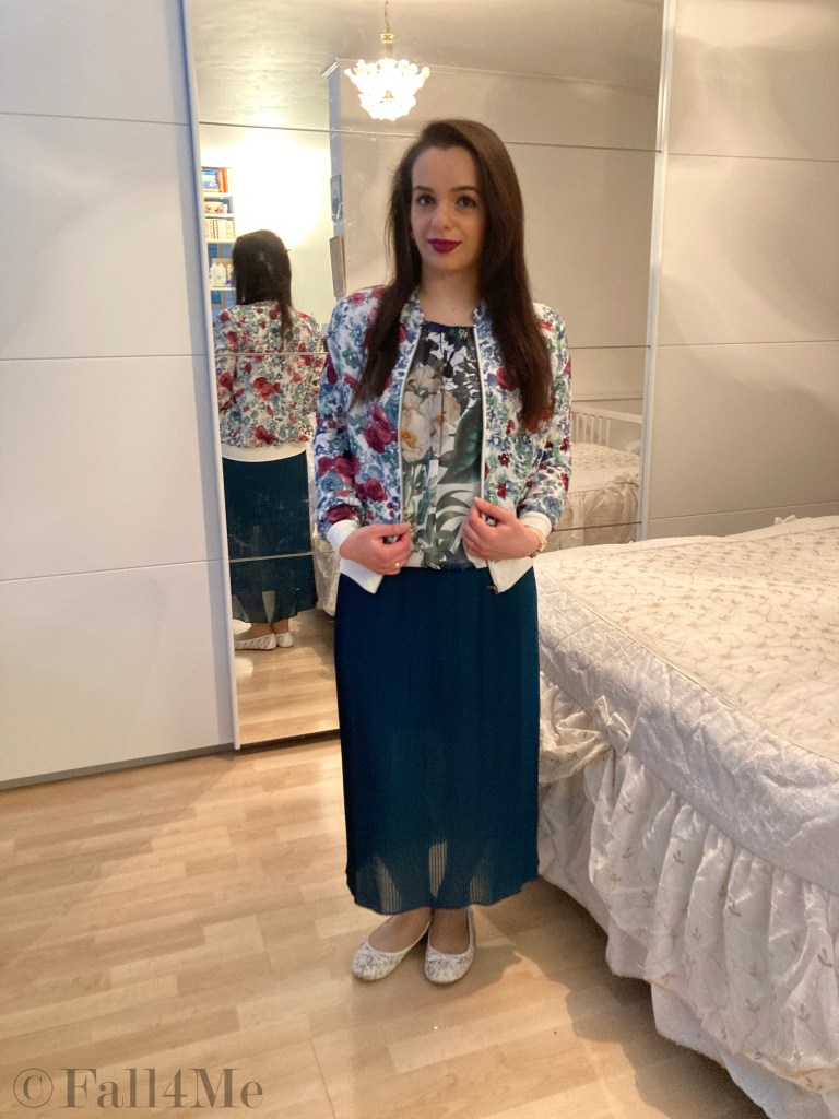 Time to blossom on white ground.