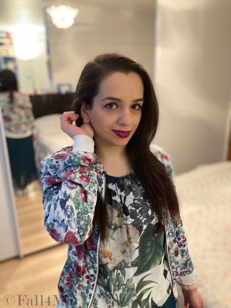 Time to blossom on white ground.