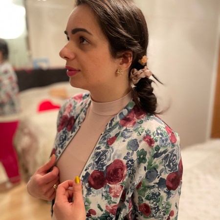 Pink combined in different shades and floral prints.