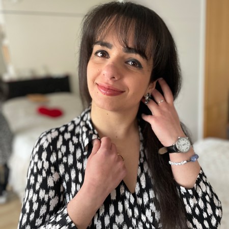 A dress that unites two trends in one combined in black and white.