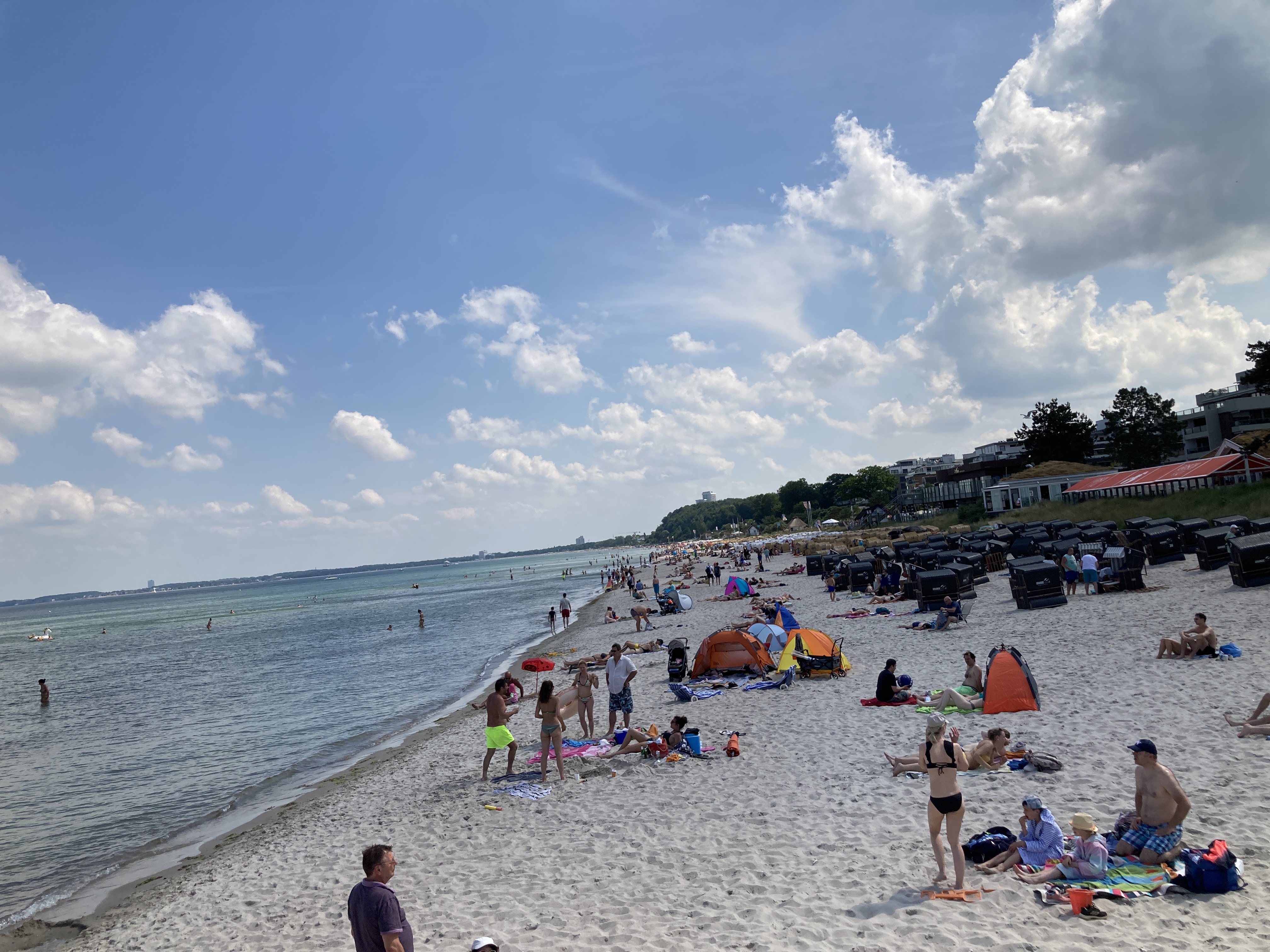 The endless beach of Scharbeutz.