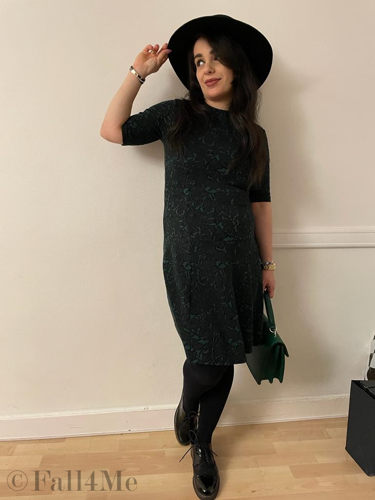 Scandi trend green with black in the background.