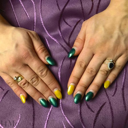 Fortune colors for the year of the ox are green and yellow.