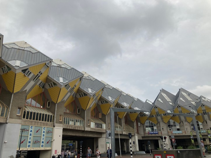 The fancy architecture of Rotterdam.