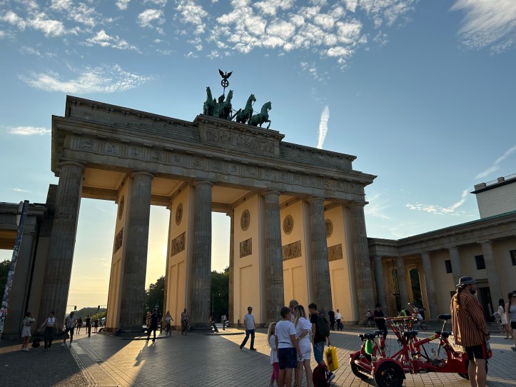 The Brandenburg Gate in Berlin