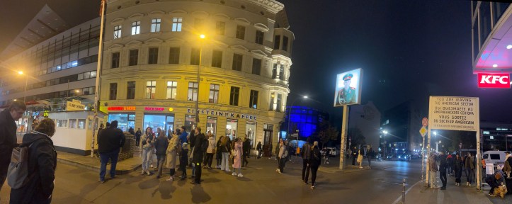 The Checkpoint Charlie in Berlin