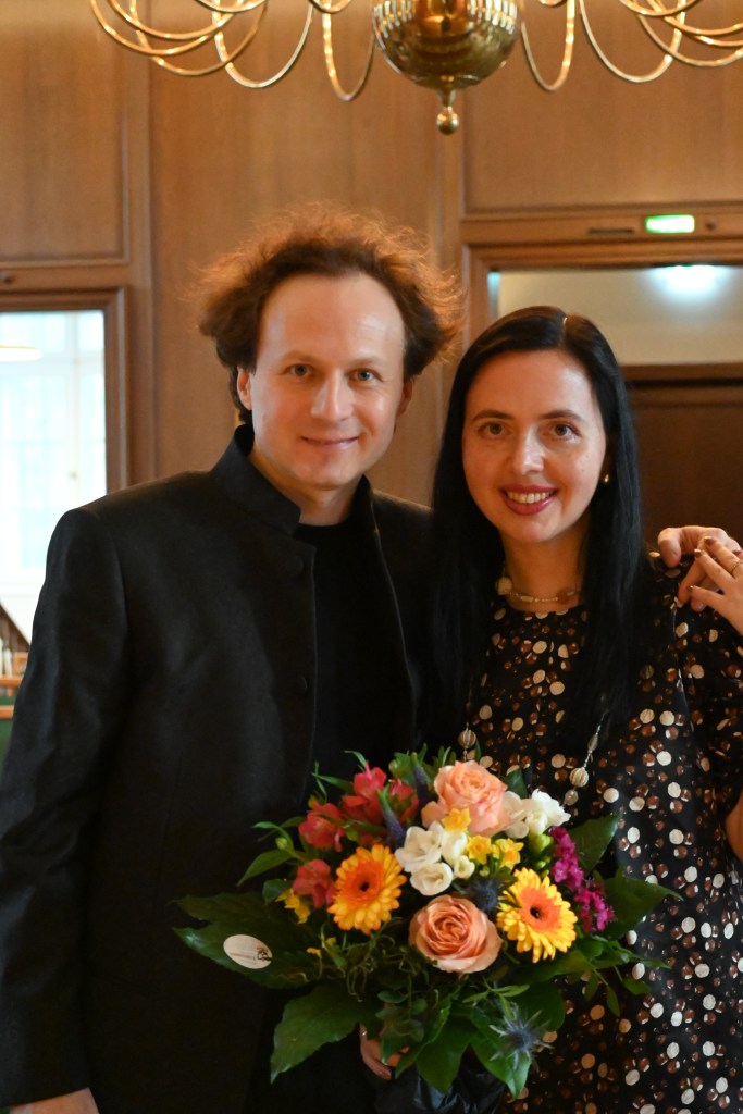 Leon Gurvitch mit seiner Frau Irina.