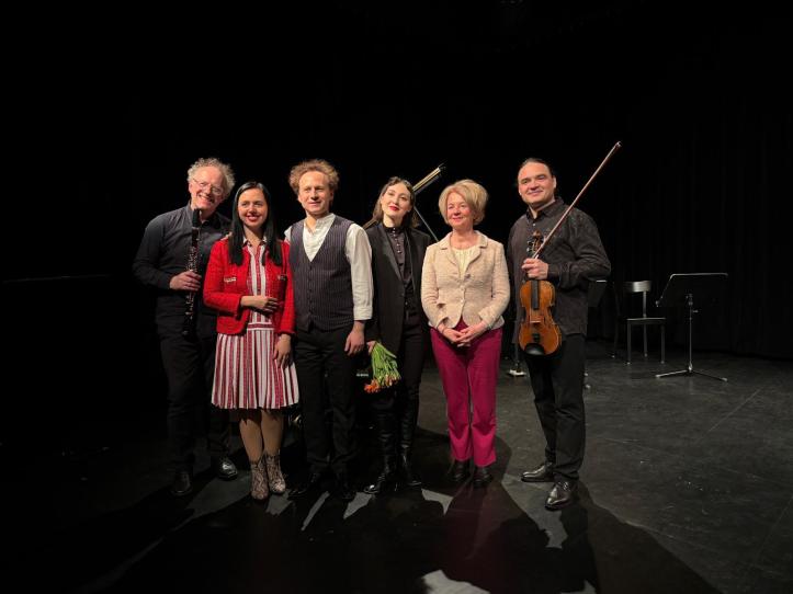 Leon und Irina Gurvitch Seite an Seite