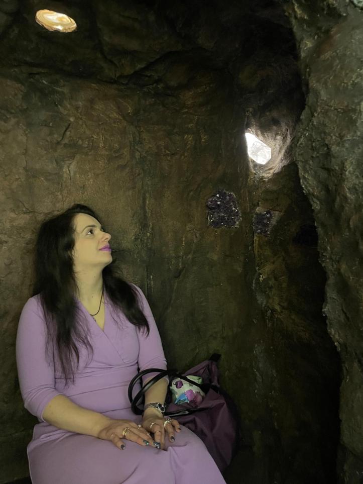 Colorful autumn in lilac.