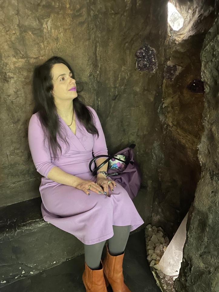 Colorful autumn in lilac.